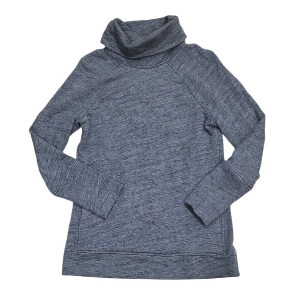 Lululemon Gray Charcoal Heather To You Tunic Cowl Neck Sweater 6 - Picture 2 of 6